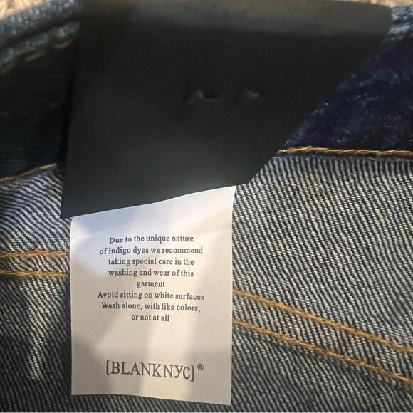 NWT Blank NYC The Barrow Vintage high rise distressed denim shorts size 29 - Picture 6 of 11